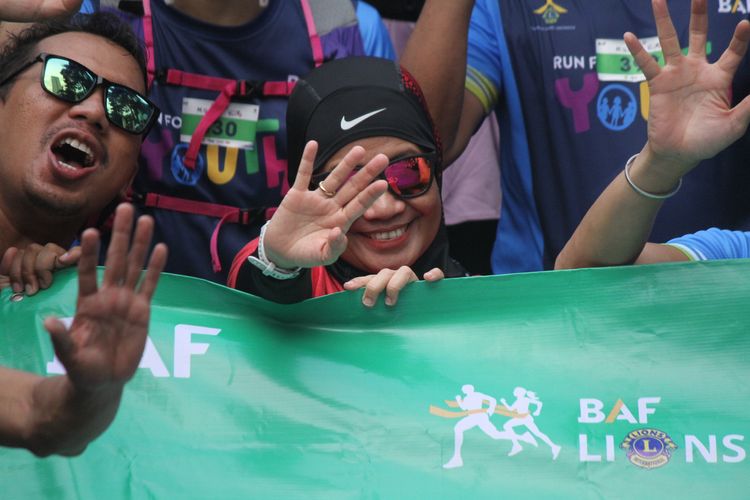 Race photo from Road to BAF Lions Run 2024