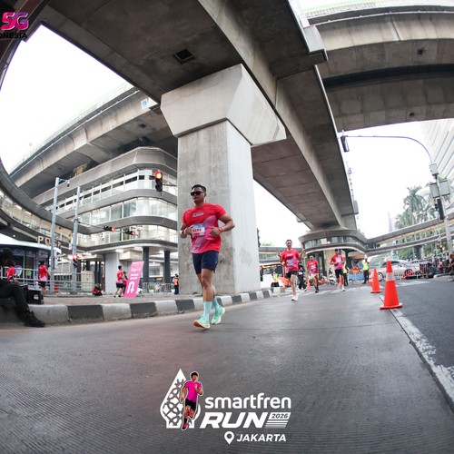 Race photo from SMARTFREN RUN 2026