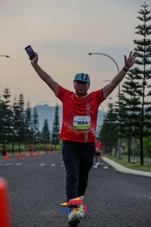 Race photo from CISANGKAN KBP CITY RUN 2025