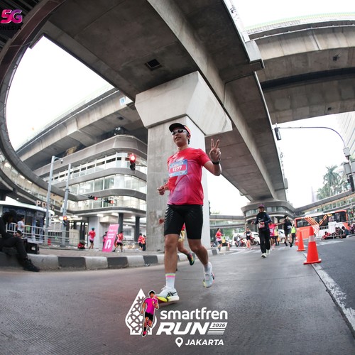 Race photo from SMARTFREN RUN 2026