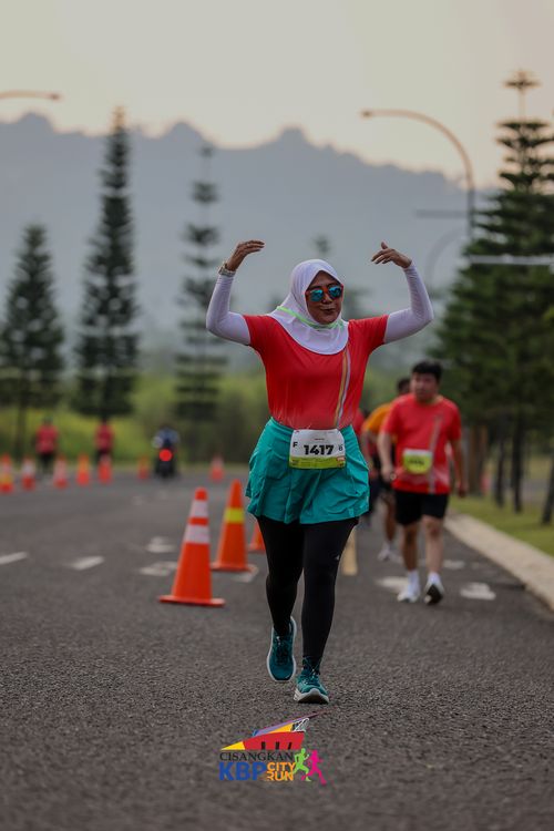 Race photo from CISANGKAN KBP CITY RUN 2025