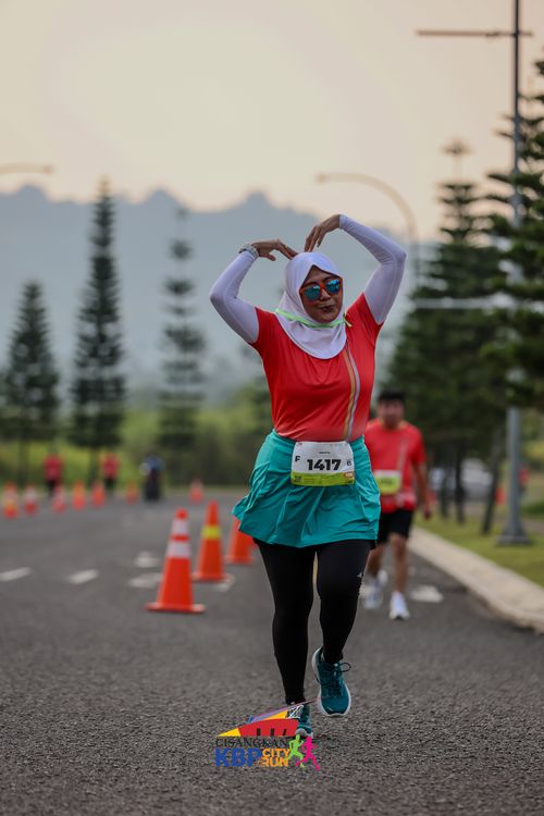 Race photo from CISANGKAN KBP CITY RUN 2025