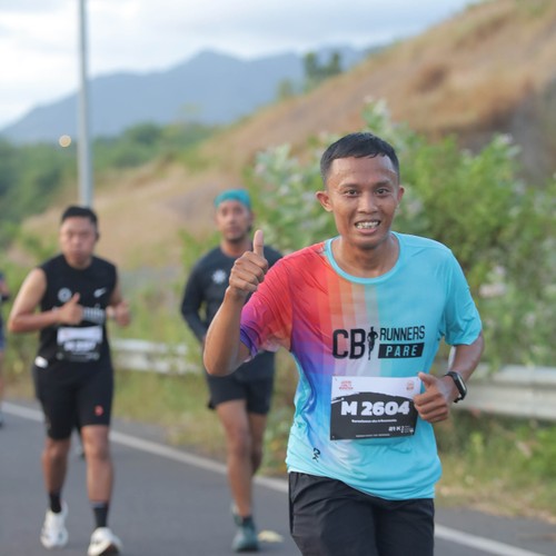 Race photo from KEDIRI HALF MARATHON 2026