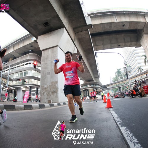 Race photo from SMARTFREN RUN 2026