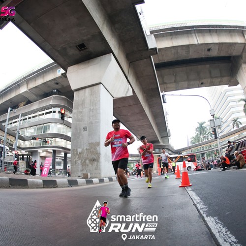 Race photo from SMARTFREN RUN 2026