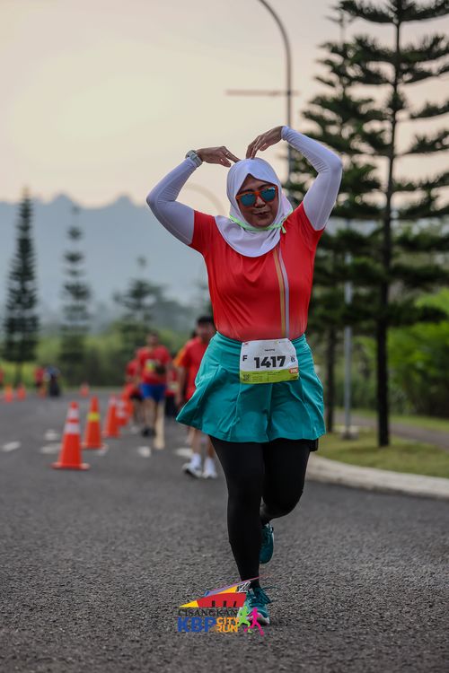 Race photo from CISANGKAN KBP CITY RUN 2025