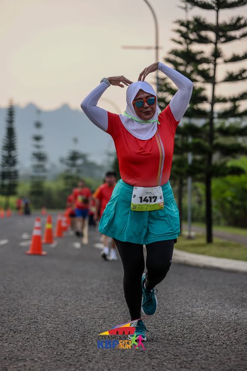Race photo from CISANGKAN KBP CITY RUN 2025