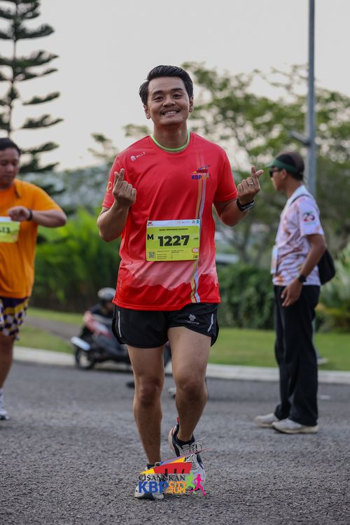 Race photo from CISANGKAN KBP CITY RUN 2025