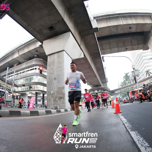 Race photo from SMARTFREN RUN 2026