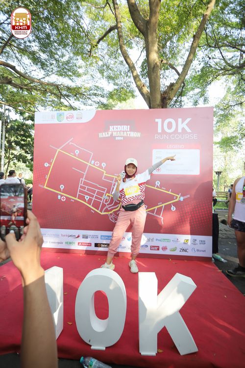 Race photo from Kediri Half Marathon 2024