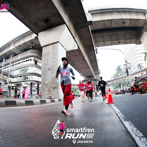 Race photo from SMARTFREN RUN 2026