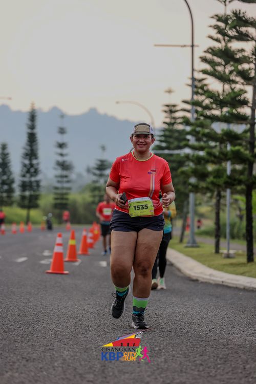Race photo from CISANGKAN KBP CITY RUN 2025
