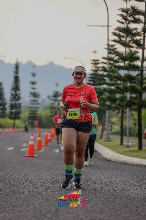 Race photo from CISANGKAN KBP CITY RUN 2025