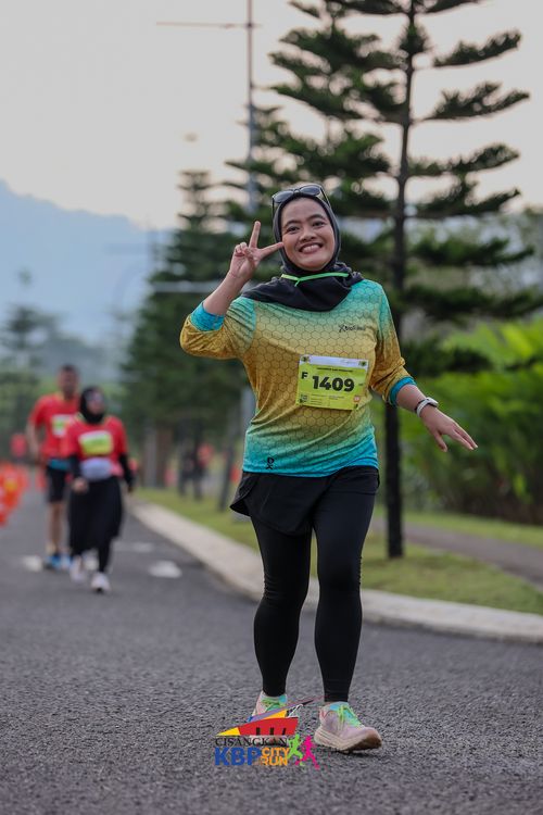 Race photo from CISANGKAN KBP CITY RUN 2025