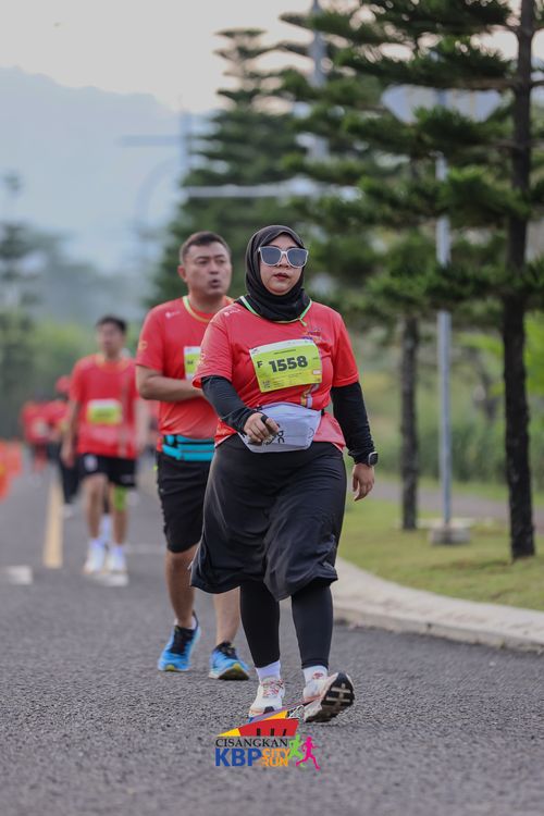 Race photo from CISANGKAN KBP CITY RUN 2025