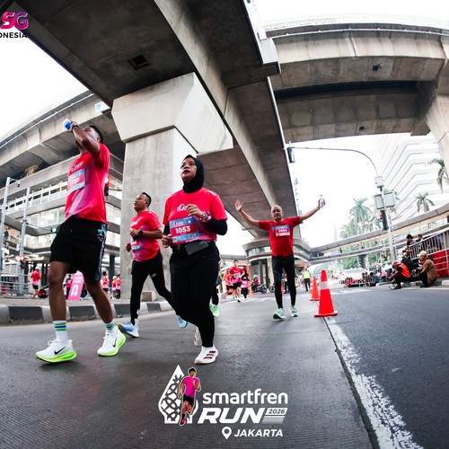 Race photo from SMARTFREN RUN 2026