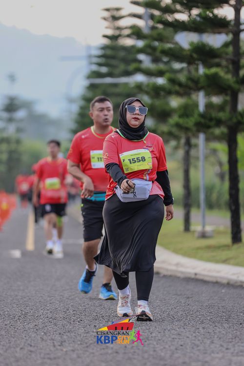 Race photo from CISANGKAN KBP CITY RUN 2025