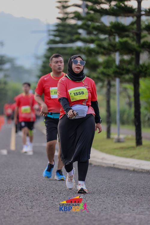 Race photo from CISANGKAN KBP CITY RUN 2025