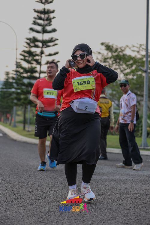 Race photo from CISANGKAN KBP CITY RUN 2025