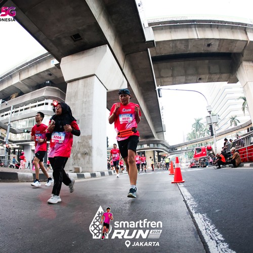 Race photo from SMARTFREN RUN 2026