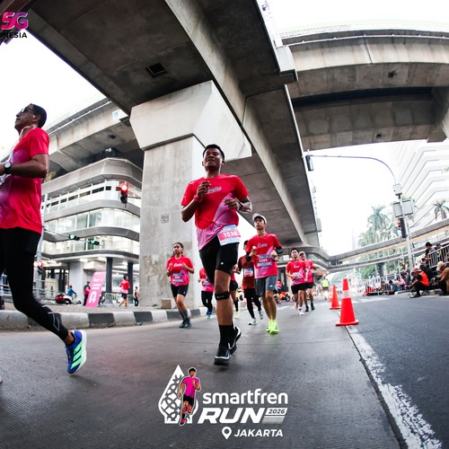 Race photo from SMARTFREN RUN 2026