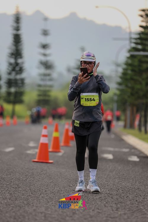Race photo from CISANGKAN KBP CITY RUN 2025