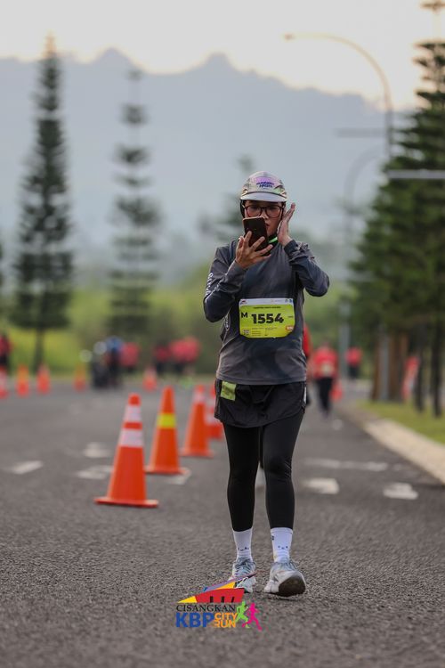 Race photo from CISANGKAN KBP CITY RUN 2025