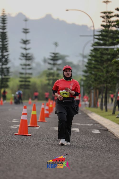 Race photo from CISANGKAN KBP CITY RUN 2025