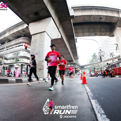 Race photo from SMARTFREN RUN 2026