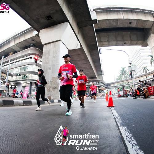 Race photo from SMARTFREN RUN 2026