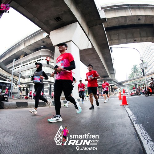 Race photo from SMARTFREN RUN 2026