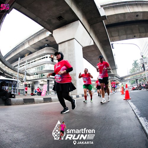 Race photo from SMARTFREN RUN 2026