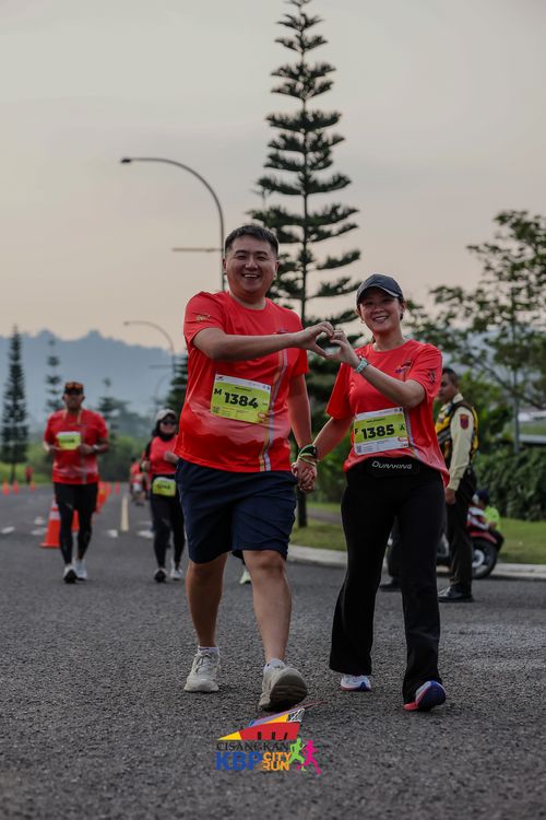 Race photo from CISANGKAN KBP CITY RUN 2025