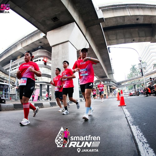 Race photo from SMARTFREN RUN 2026