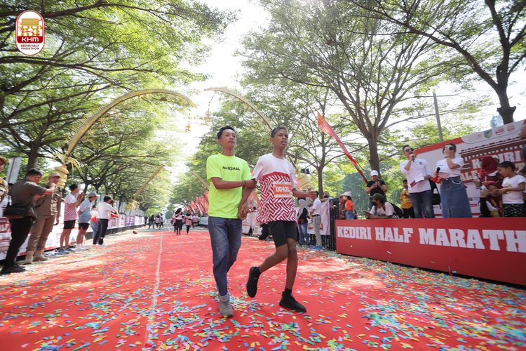 Race photo from Kediri Half Marathon 2024