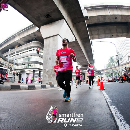 Race photo from SMARTFREN RUN 2026