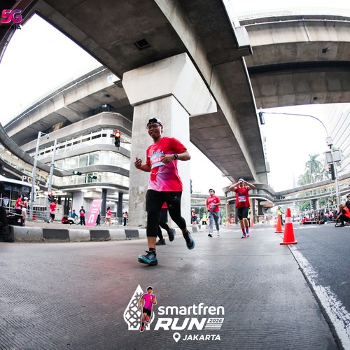 Race photo from SMARTFREN RUN 2026