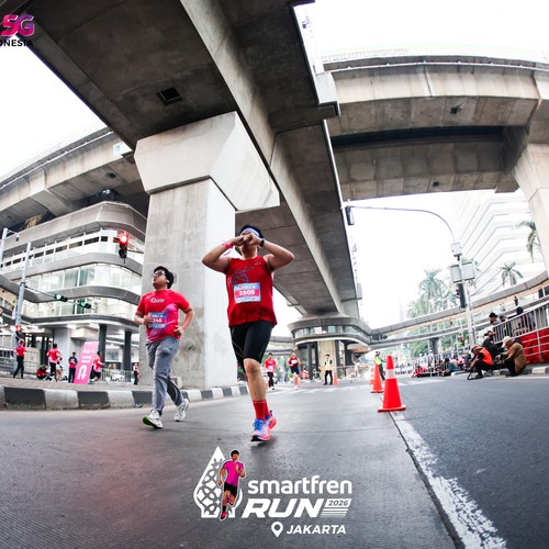 Race photo from SMARTFREN RUN 2026