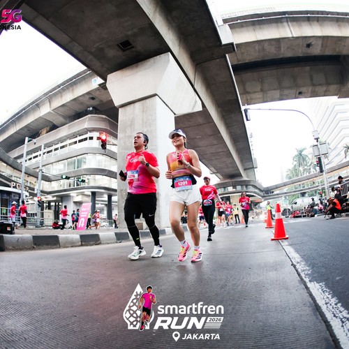 Race photo from SMARTFREN RUN 2026