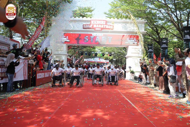 Race photo from Kediri Half Marathon 2024