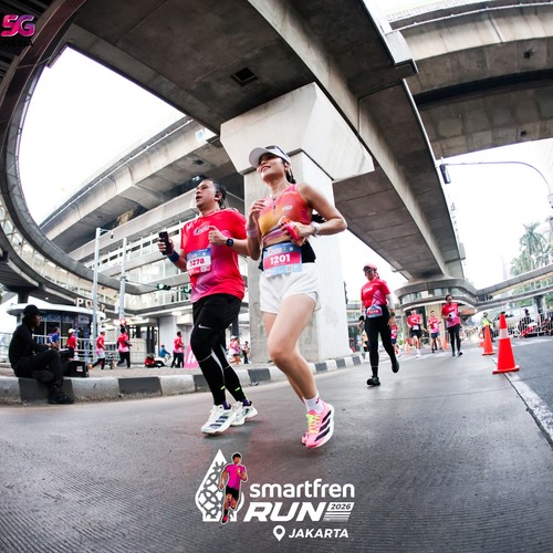 Race photo from SMARTFREN RUN 2026