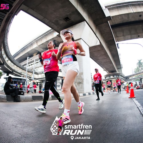 Race photo from SMARTFREN RUN 2026