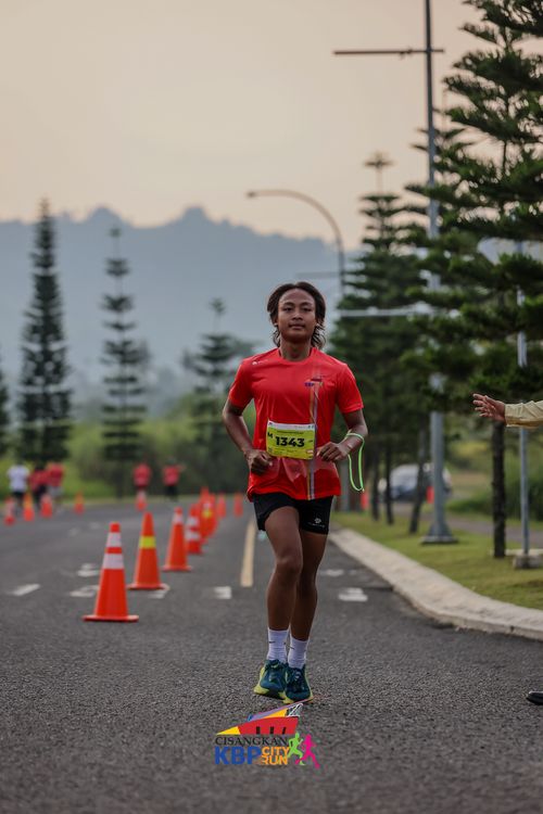 Race photo from CISANGKAN KBP CITY RUN 2025
