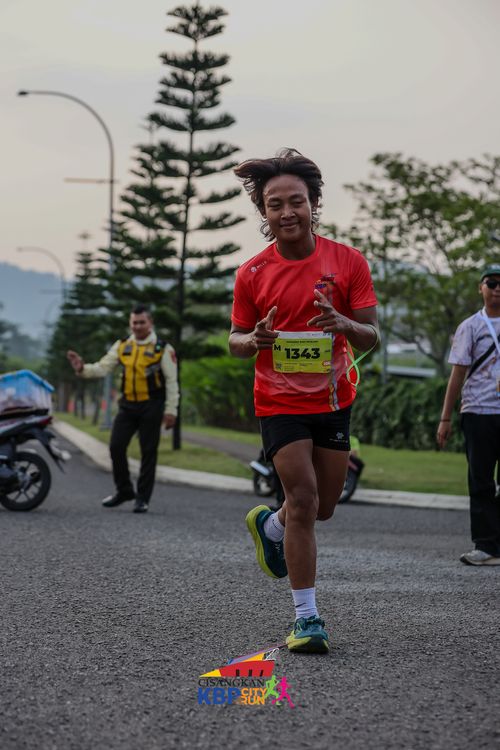 Race photo from CISANGKAN KBP CITY RUN 2025