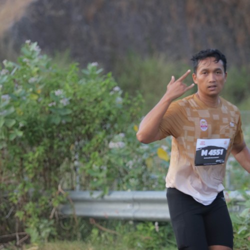 Race photo from KEDIRI HALF MARATHON 2026