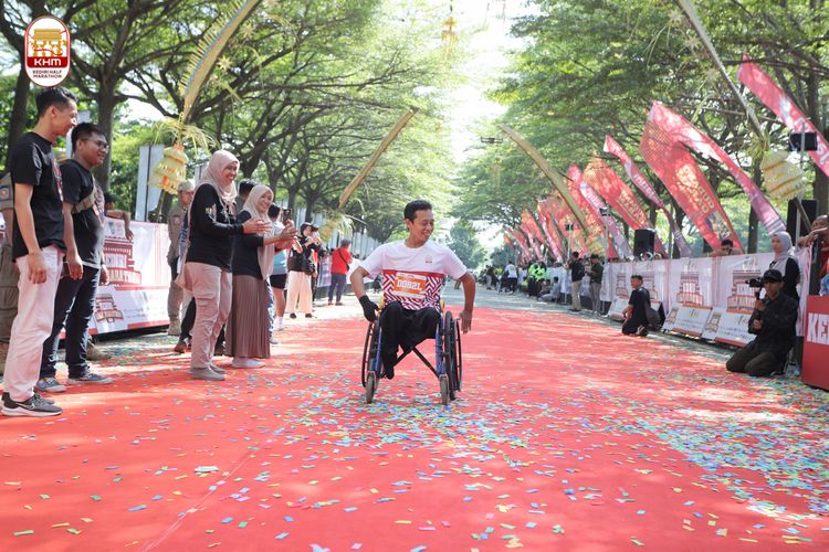 Race photo from Kediri Half Marathon 2024