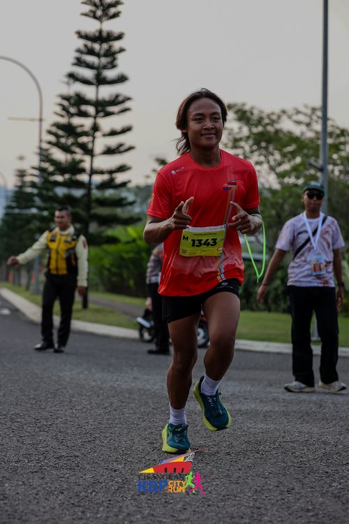 Race photo from CISANGKAN KBP CITY RUN 2025
