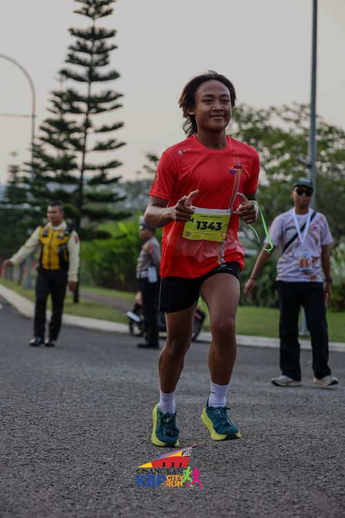 Race photo from CISANGKAN KBP CITY RUN 2025