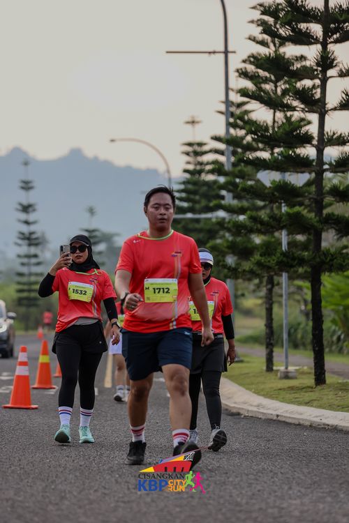 Race photo from CISANGKAN KBP CITY RUN 2025