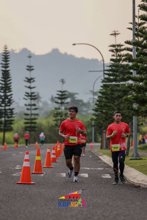 Race photo from CISANGKAN KBP CITY RUN 2025